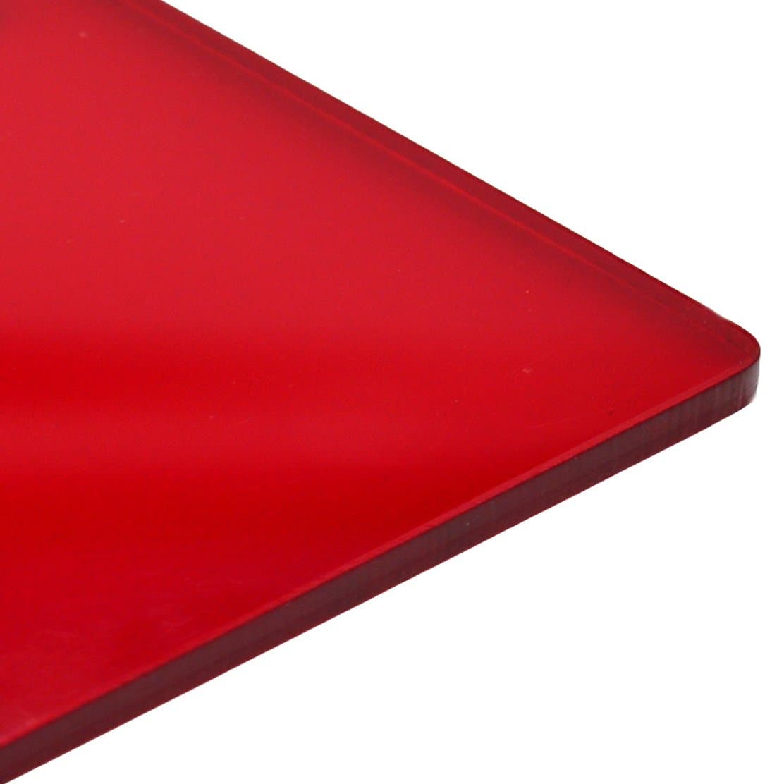 Sign Materials Direct 3mm Ruby Red Transparent Gloss Cast Acrylic Sheet 16 Sizes to Choose (297mm x 210mm / A4)