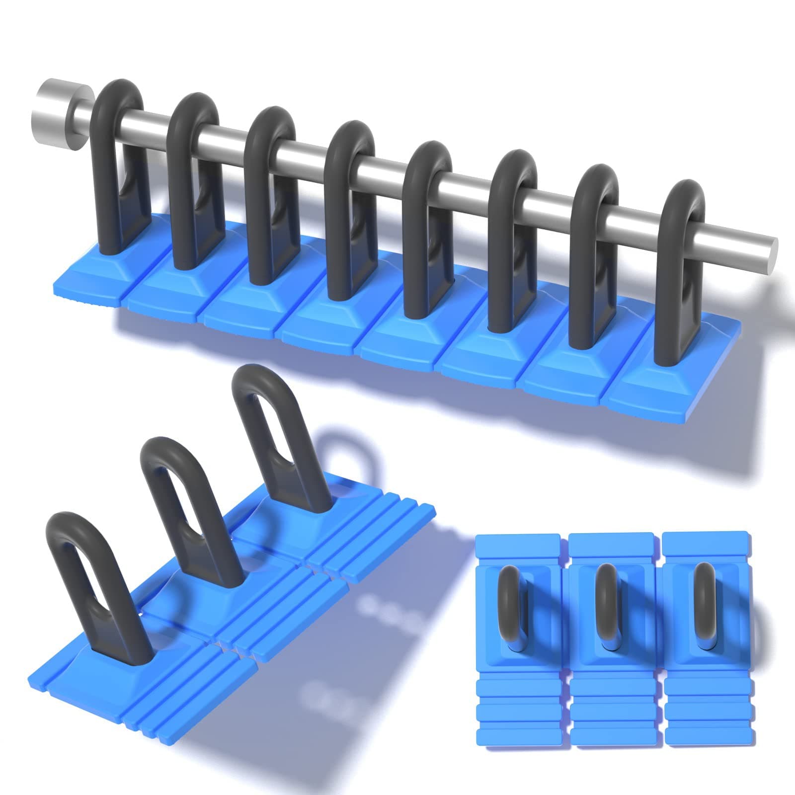 Paintless Dent Repair Tool Car Dent Puller Kit Heavy Duty Auto Body Dent Remover Glue Pulling Tabs Blue Puller