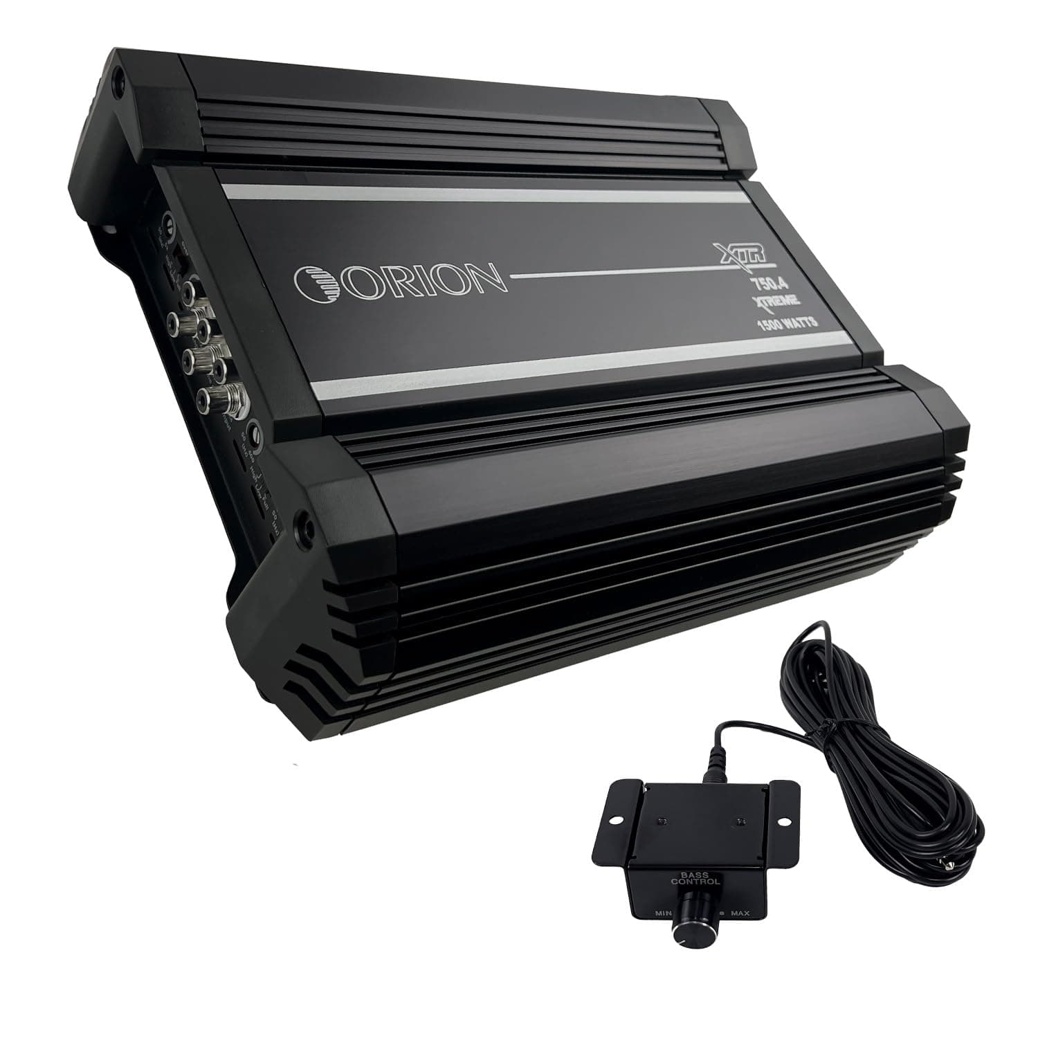 XTR750.4 High Power Class A/B 4-Channel Amplifier, 750W RMS, 2/4 Ohm Stable, HP/LP Crossover, Bass Boost, MOSFET, Bass Knob, Made in Korea