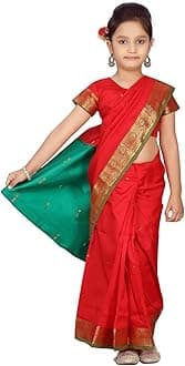 Aarika Girls RED Colour Saari (SR-20690-RED-36)