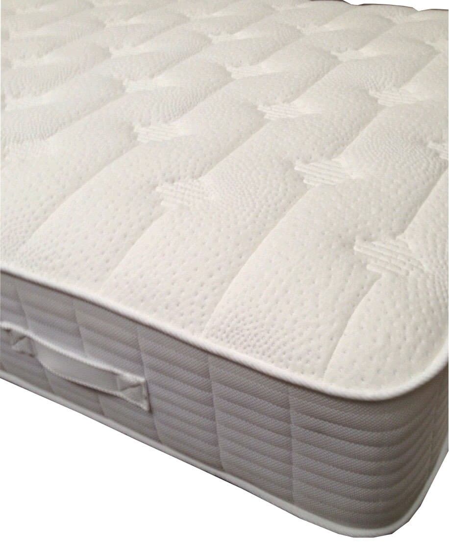 Tsp SilverCare Supreme 2500 Extra Deep Memory Foam Mattress 10" Deep Rolled Mattress With Luxury Micro Quilted Pulsing Design Top Panel - NO SPRINGS (3ft SHORT Single 3ft by 5ft9)