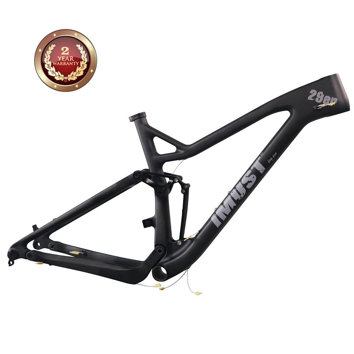 IMUST Carbon 29er Full Suspension XC Frame/Trail Frame XC29 BB92 Rear 12x148mm 18.5 inch