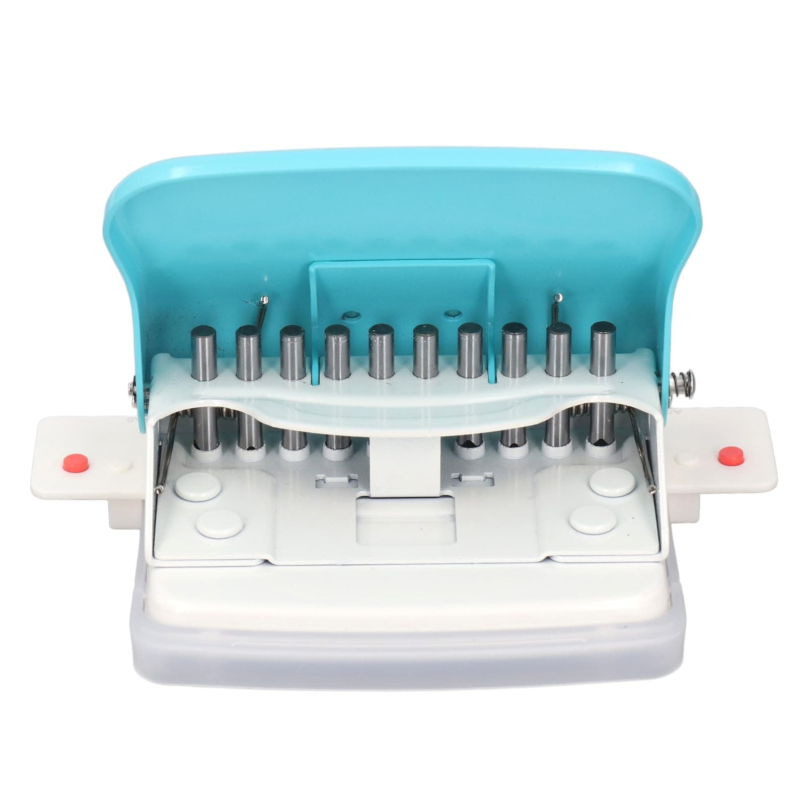 A4 A5 A6 A7 Portable Paper Binding Machine – Handheld Spiral for School and Home Use – Light Blue