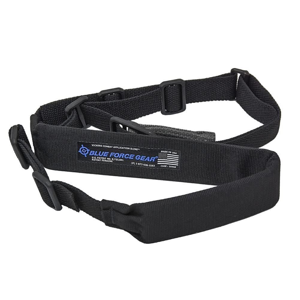 BLFVCAS-200-OA-BK Vickers 2-Point Padded Combat Sling, Black