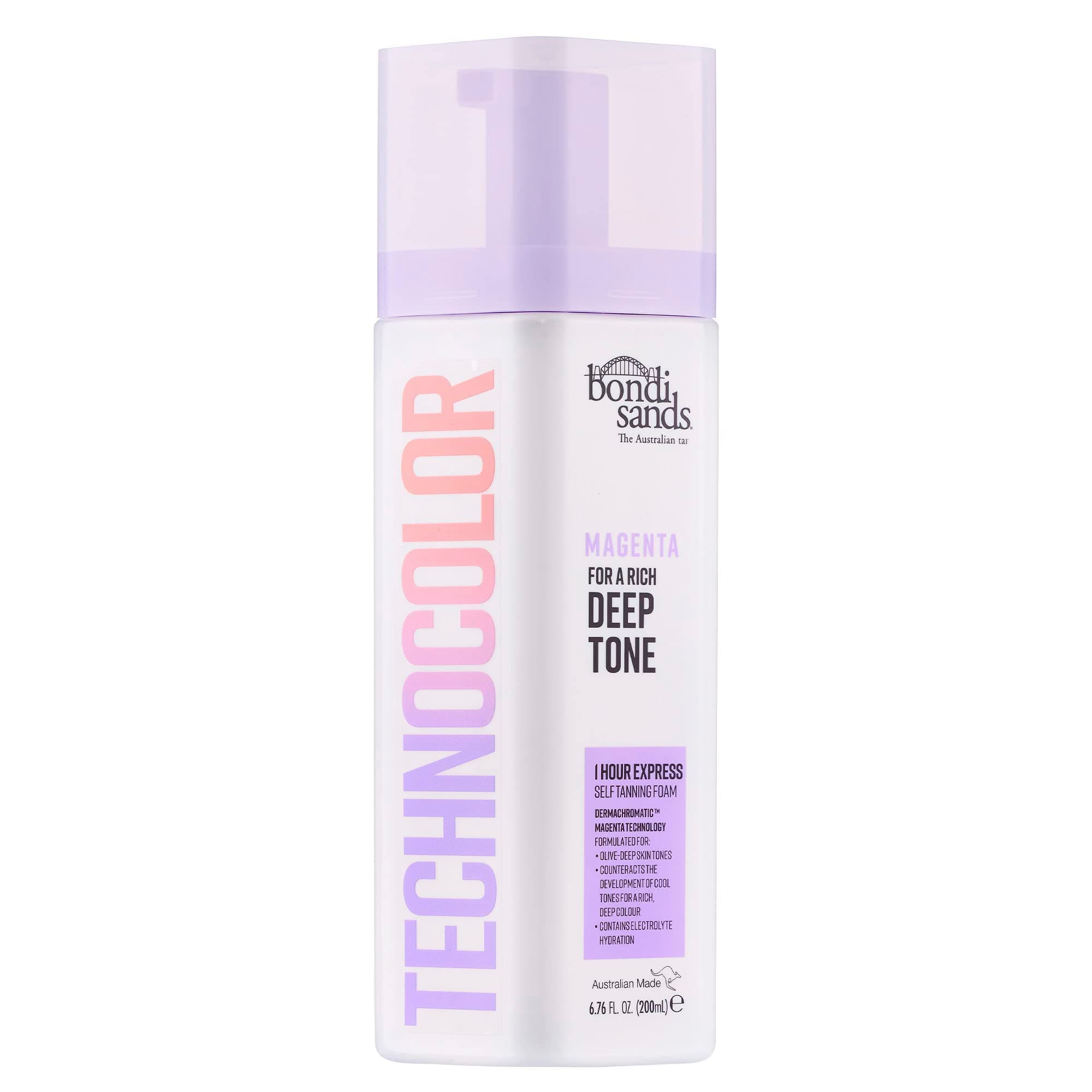 Technocolor 1 Hour Express Self Tanning Foam, Innovative Formula, Hydrates for Natural Enhanced Skin Results, Available in 4 Shades