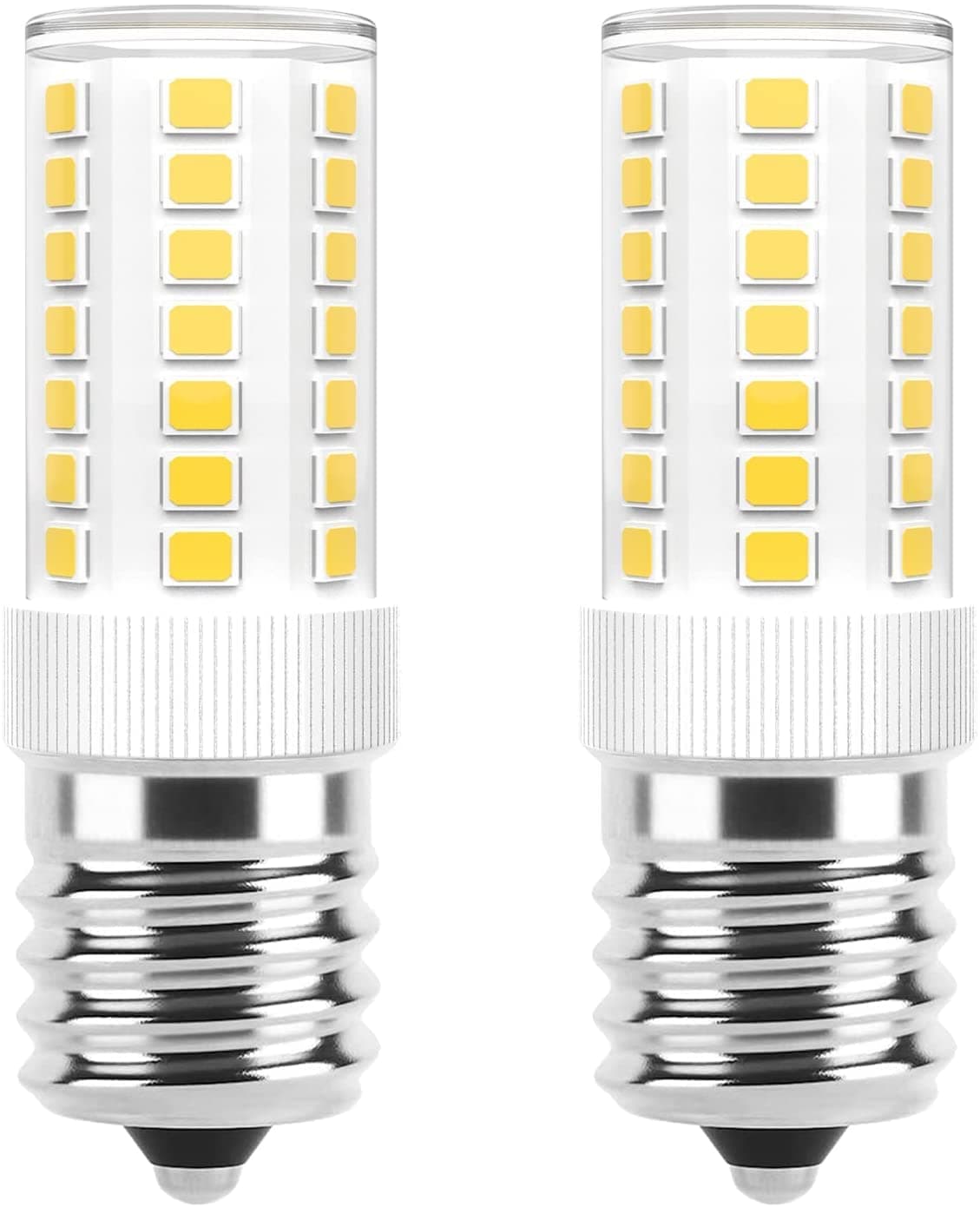 Syosi E17 Led Bulb, Small Screw Refrigerator Light, Dimmable 5W Microwave Daylight White 6000K, Suitable For Microwave, 2 Pack