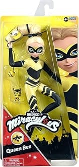Miraculous Ladybug And Cat Noir Toys Queen Bee Fashion Doll | Articulated 26cm Queen Bee Doll With Accessories Kwami | Chloe Superhero Queen Bee Figurine | Bandai Dolls