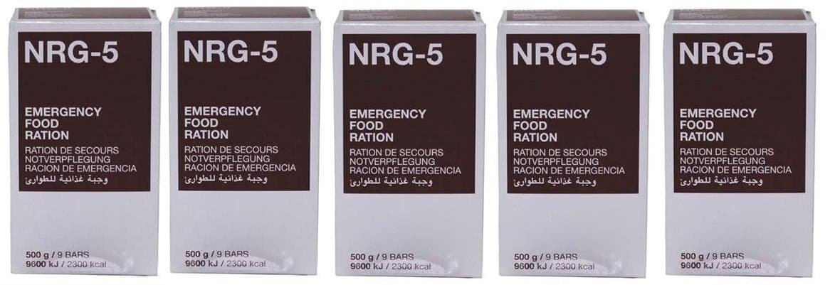 NRG-5 Emergency Ration Emergency Provisions 5 pcs