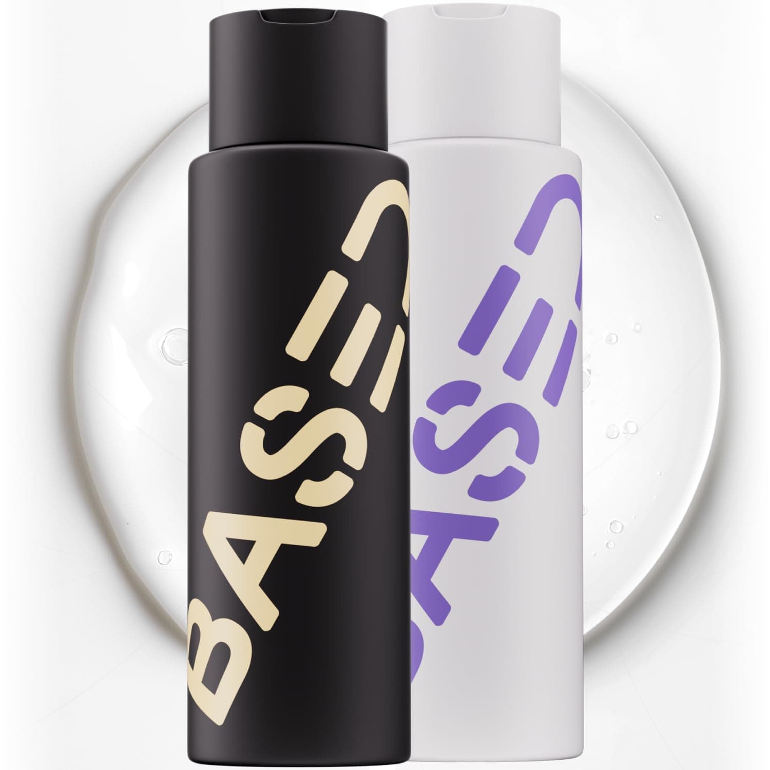 BASED Shampoo & Conditioner Bundle with Peppermint Oil, & Coconut Oil, Cleansing Shampoo & Hydrating Conditioner for Men, No Sulfates, Parabens or Phthalates, 12 fl oz Bottle (Pack of 2)