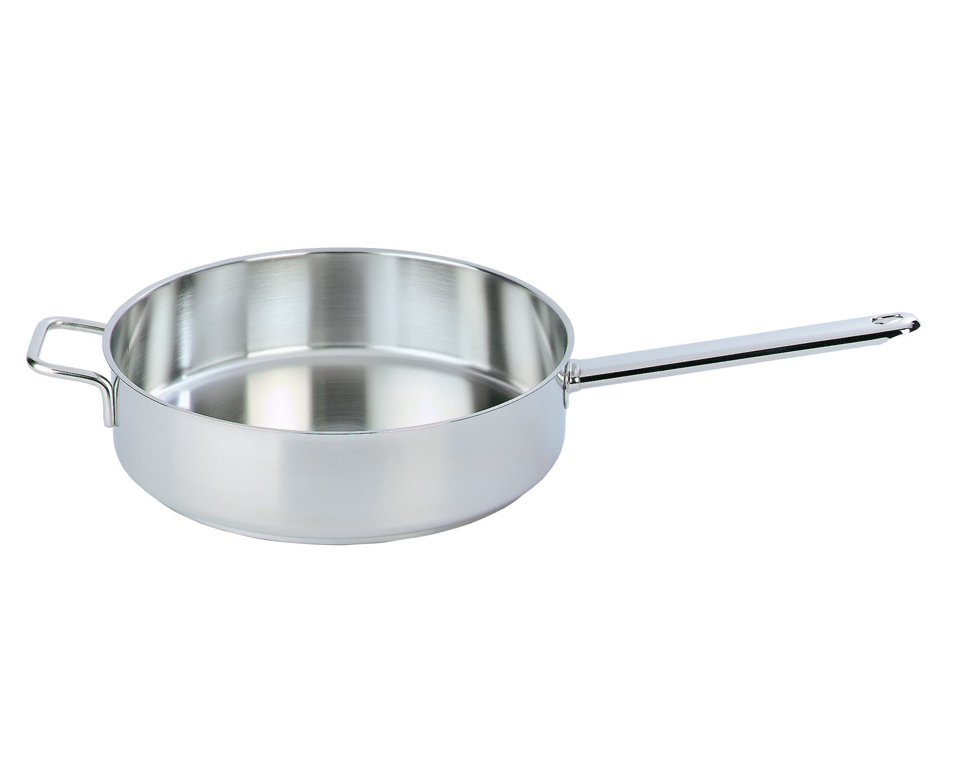 Apollo Low Straight Sprang Pan, 280 mm, Silver