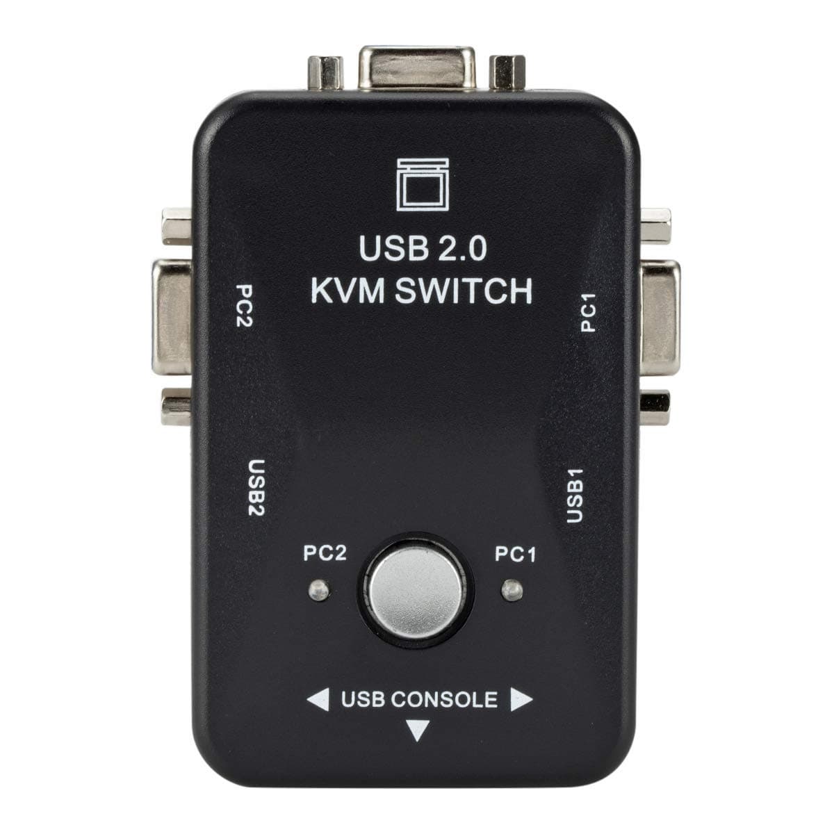 Generies VGA Manual Switch 2 in 1 VGA Switch, 2 in 1 Video VGA Switch 2 in and 1 Out