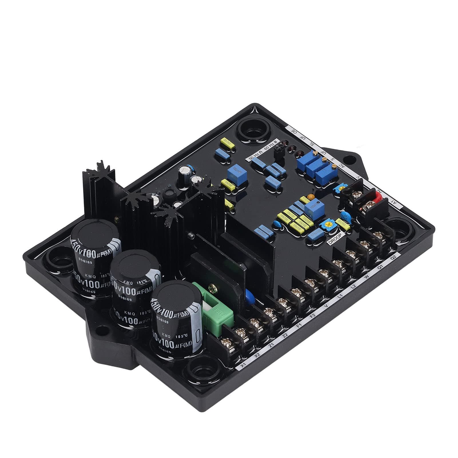 Automatic Voltage Regulator Module 8 Wires AVR Generator Voltage Stabilizer Replacement