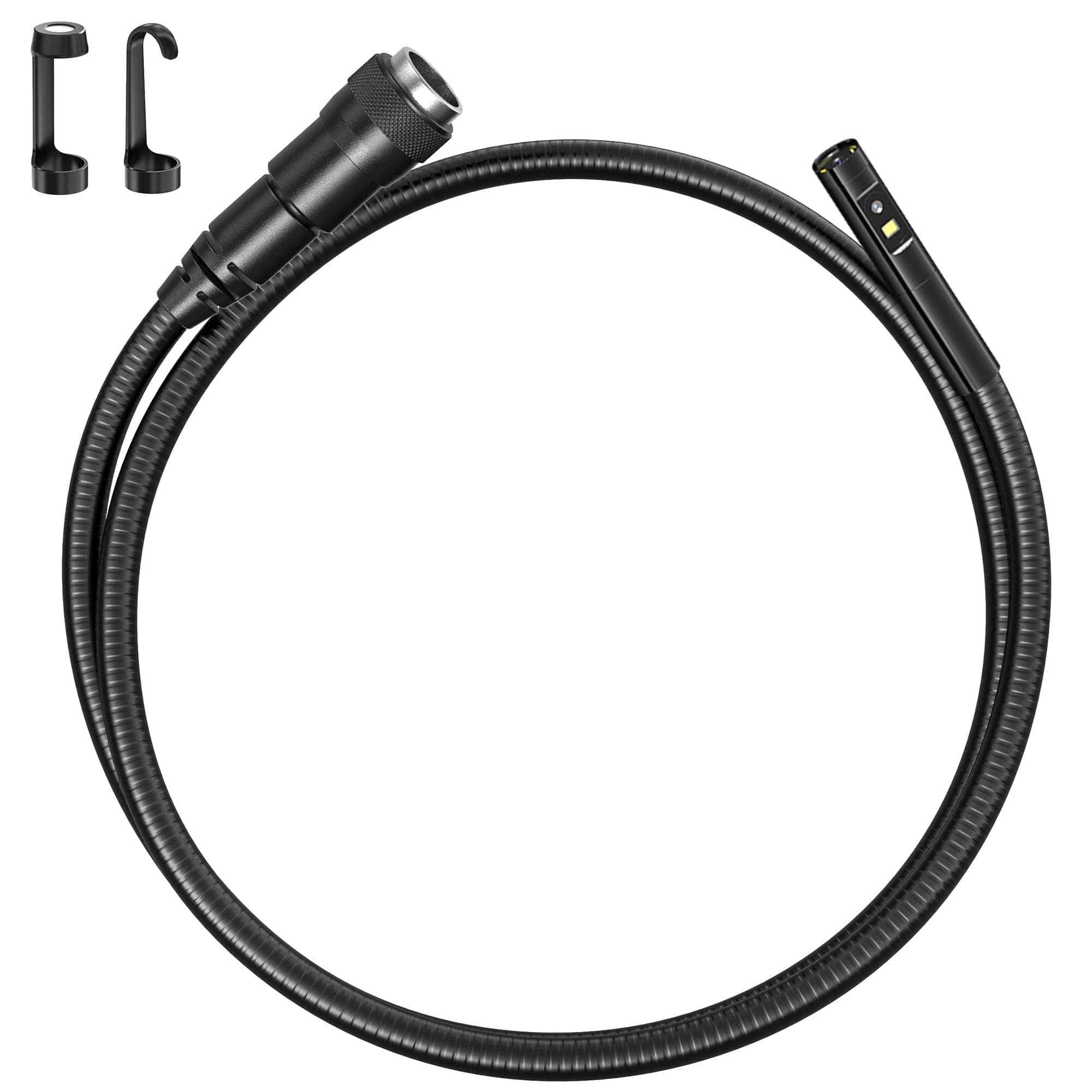 Endoscope Replacement Cable with Light, Triple Lens Inspection Camera 7.9mm/0.3inch Waterproof Probe Compatible with NTS500, NTS300(3.3FT)
