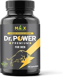 - Dr Power Premium Capsules For Men - (30 Capsules) Stamina, Strength and Vitality Booster