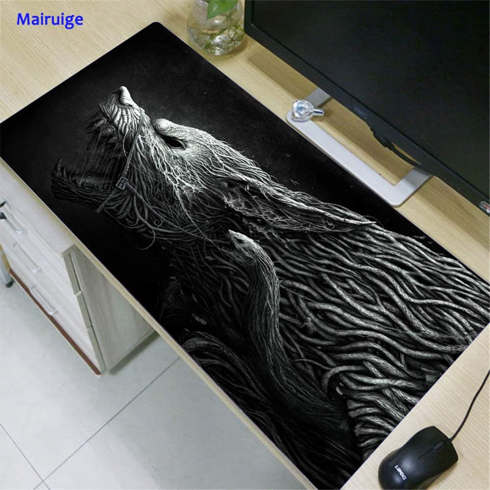 olwonow Non-Slip Rubber Mouse Mat HD Art Mouse Mat for Computer 3 M400 x 800 x 3 m