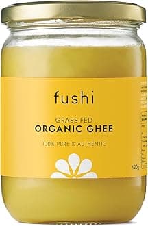– Organic Ghee 420g – Organic Certified | English Ghee | Vegetarian, Clarified Pure Ayurveda Grass Fed Butter | Ghee Butter from Free Range Grass Fed Cows | Healthy Cooking, Nutrition