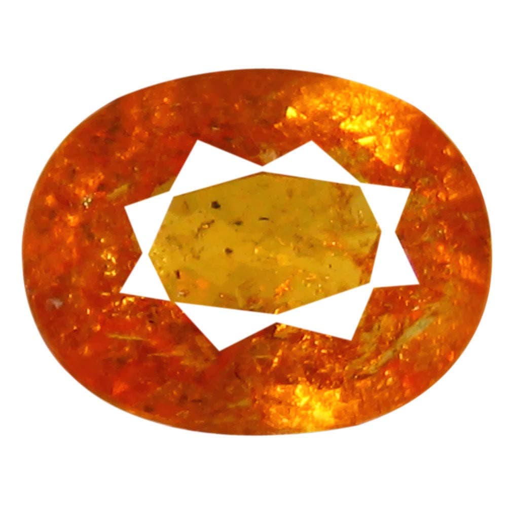 Deluxe Gems 1.69 ct AAA Grade Oval Shape (8 x 6 mm) Fanta Orange Spessartine Natural Loose Gemstone