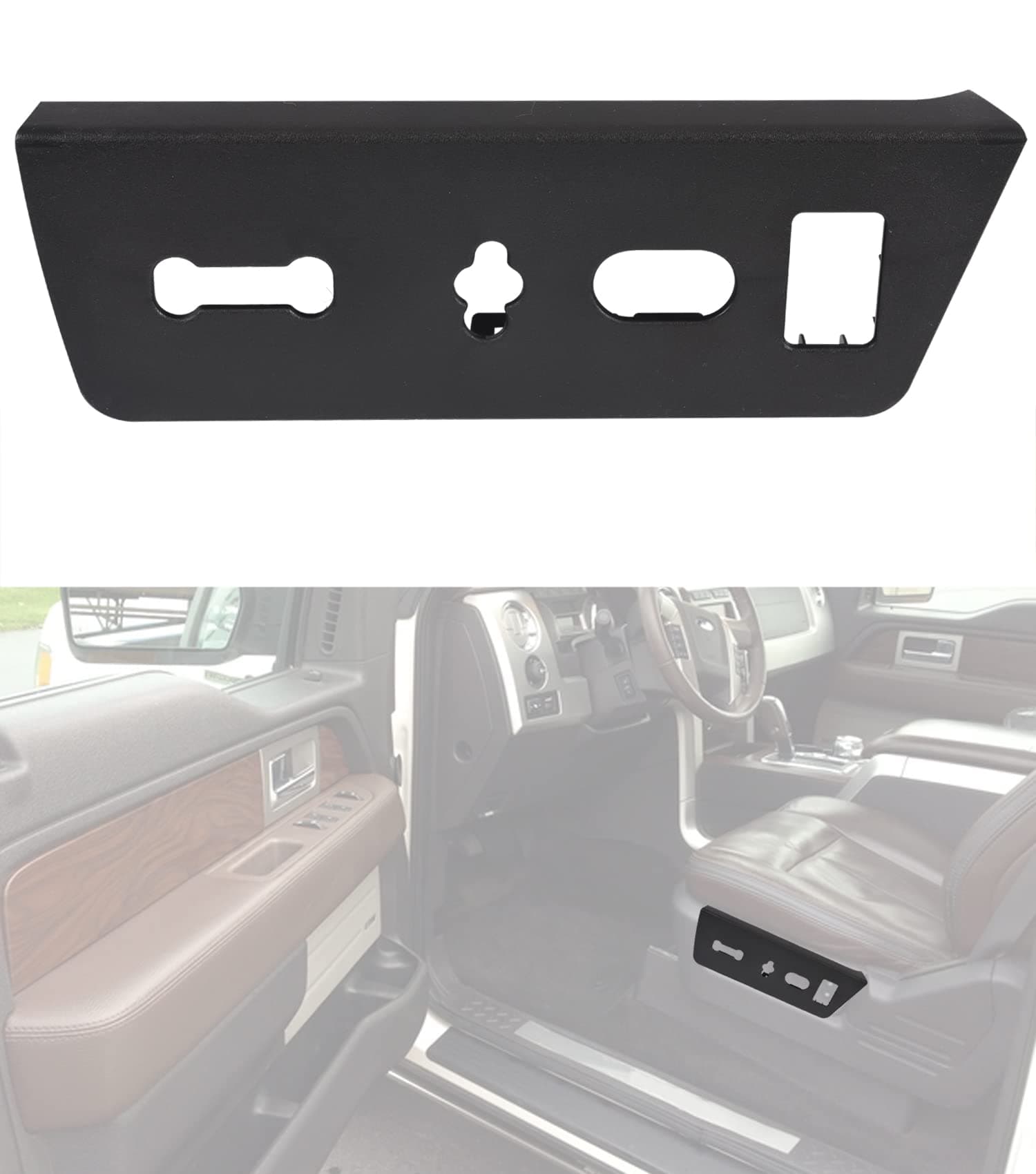 Replacement for Front Left LH Driver Seat Trim Cover Panel 2009-2014 Ford F-150 F150