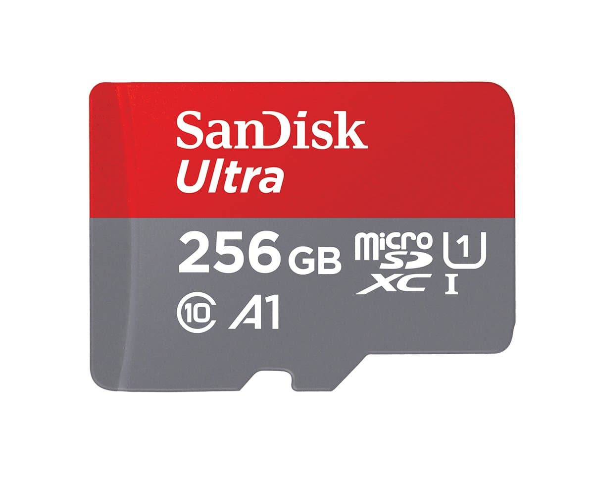 Ultra 256 GB microSDXC Memory Card with A1 App Performance up to 100 MB/s, Class 10, U1 - Amazon exclusive packaging