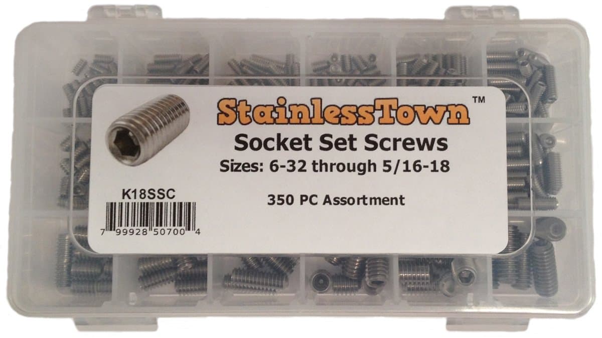 Stainless Steel Set Screw Assortment Kit