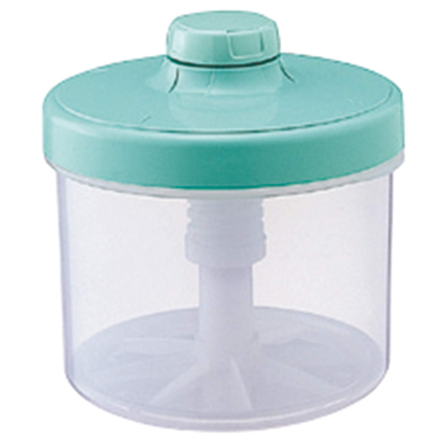 Risu E-30 Instant Pickle Container, Round, Green, 0.8 gal (3 L), High Pet, Recipe Included, Made in Japan