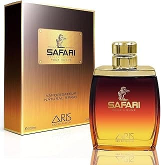 Safari Eau de Parfum for Men – Long-Lasting Fresh, Woody, and Spicy Fragrance – 100ml Cologne Spray for Daily Wear – Bold Masculine Scent – Comes with Extra 15ml Sample (Random Scent Included)