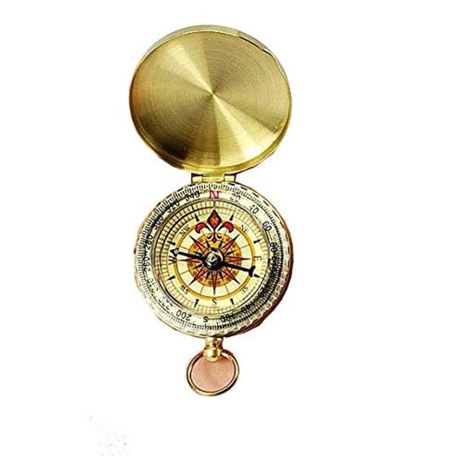 Pure Copper Multi-Function Compass Emergency Tactical Survival Waterproof Compass Camping Hunting Hiking Gear Lensatic Compass Outdoor