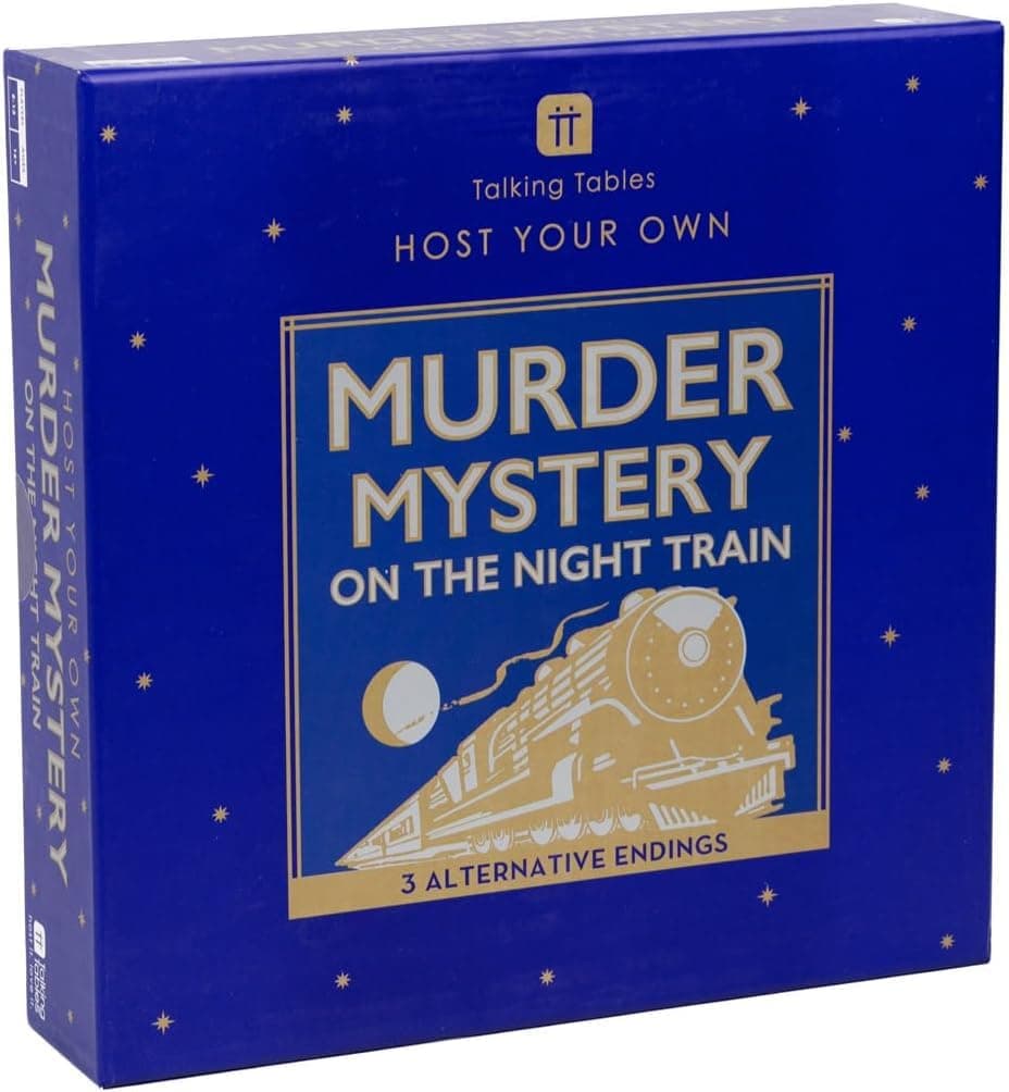 Reusable Murder Mystery on The Train Game Kit | Host Your Own Games Night | Orient Express 1930s Themed Dinner Party | 3 Alternative Endings | Fancy Dress Up | After Dinner