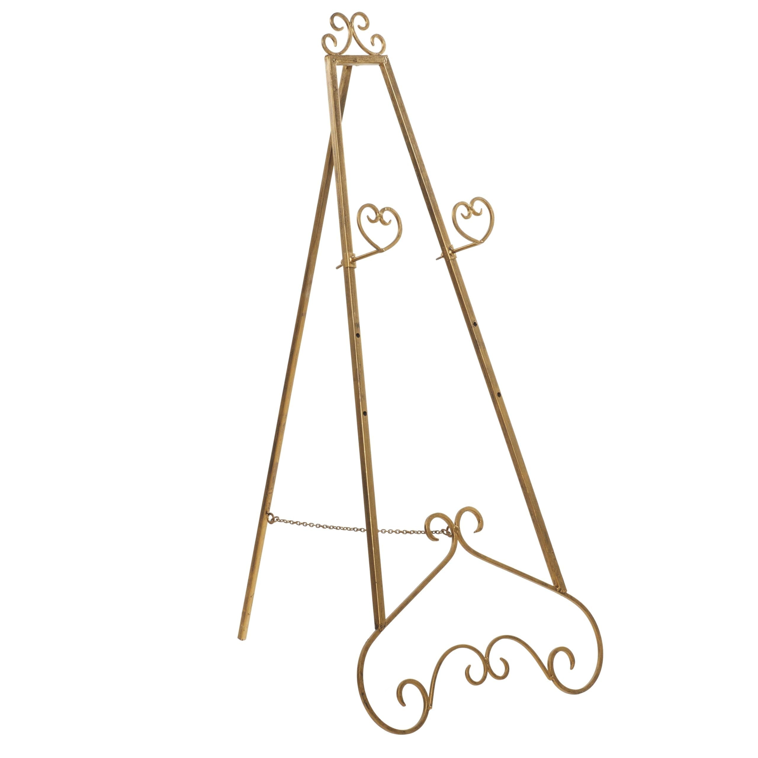 Traditional Gold Metal Easel