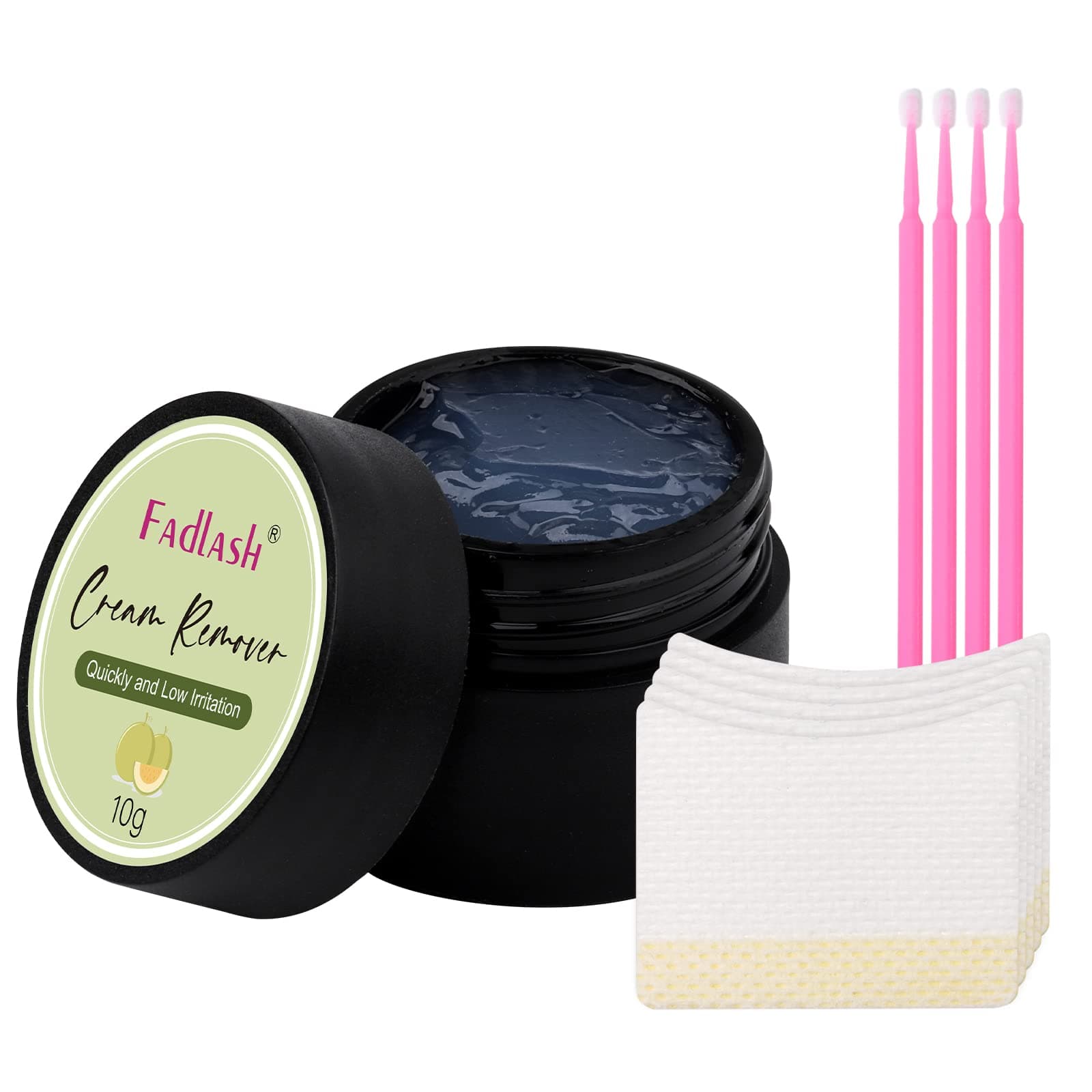 Eyelash Extension Remover 10G Cream Lash Dissolves Powerful Glue Low Irritation For Extensions Sensitive Skin(Hami Melon)