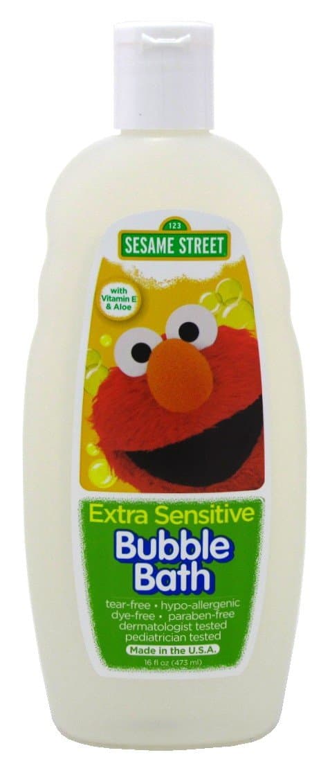 Sesame Street Bubble Bath Elmo Extra Sensitive 16 Ounce (473ml) (6 Pack)