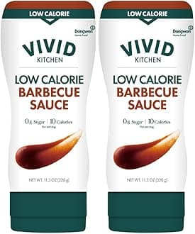 VIVID KITCHEN Korean Barbecue Sauce – 2-Pack (11.33 oz Each) – Low-Calorie, No Preservatives – Sweet & Smoky Flavor – Ideal for Grilling, Marinating, Stir-Fry, and Dipping – Easy Squeeze Bottles