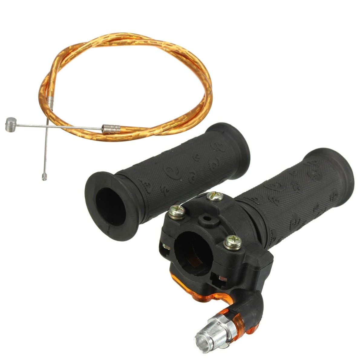 Alamor Restrictable Twist Throttle Cable Set compatible with 47cc 49cc Mini Moto Bike Dirt Bike Quad