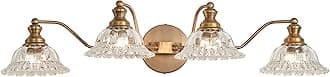 Brass 4 Light Vanity Lights for Bathroom Vanity Light Fixtures Bathroom Light Fixture