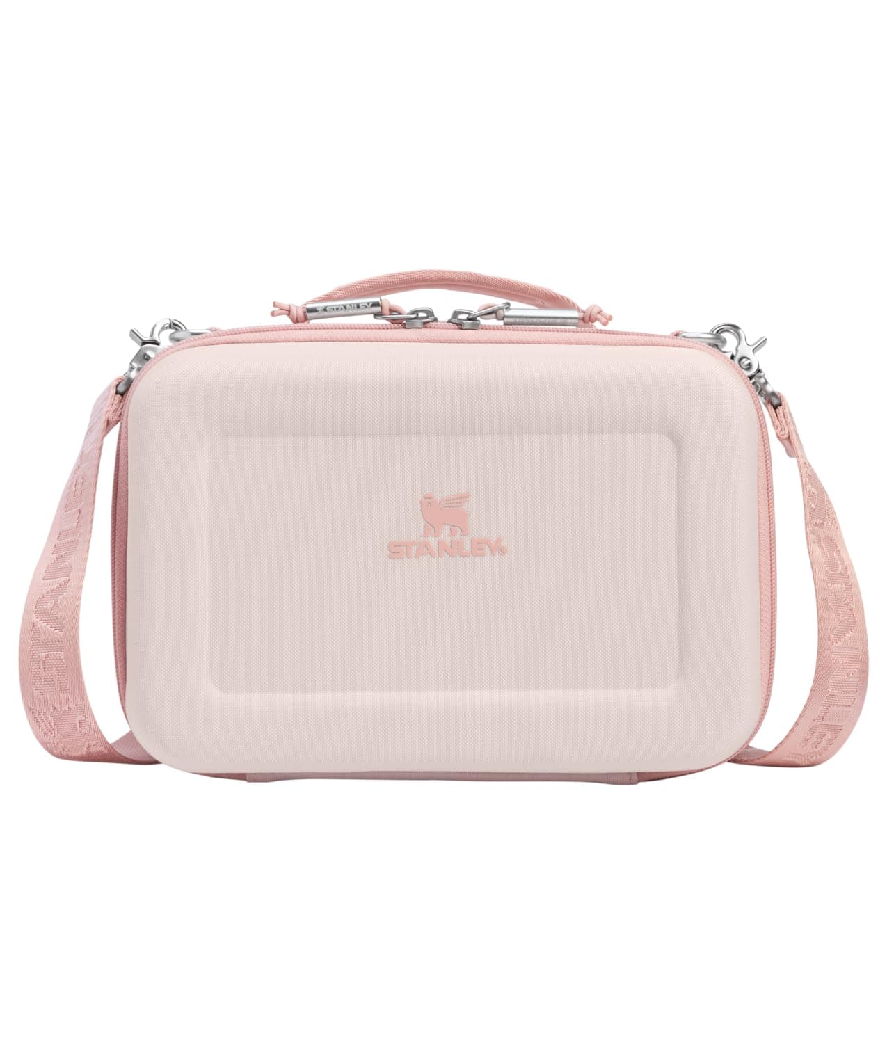 All Day Mini Lunch Box | 4.2-quart | EVA Insulated Lunch Bag | Crush Resistant | Adjustable Strap | BPA-Free | Rose Quartz