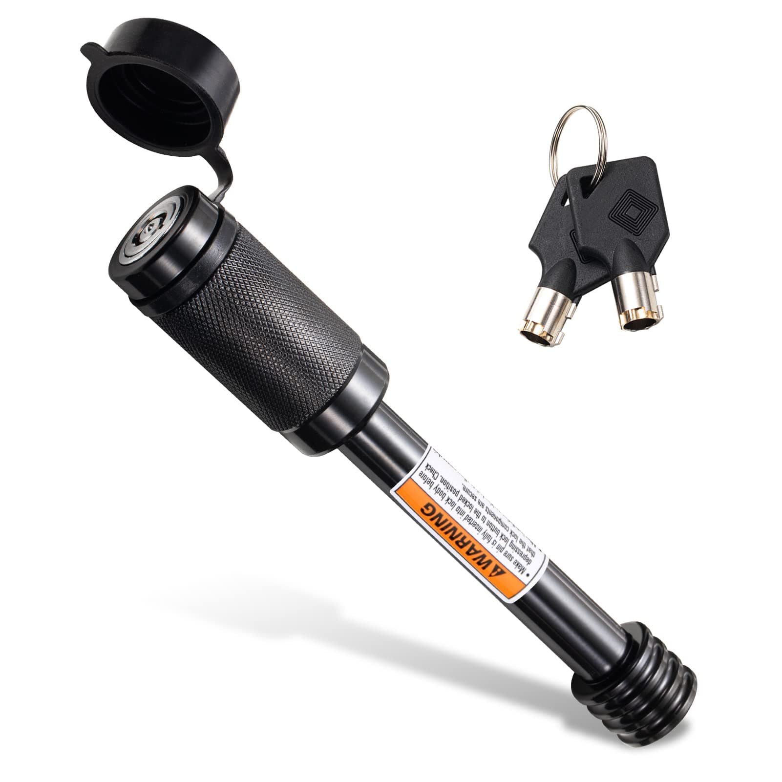 CZC AUTO Hitch Receiver Pin Lock, Dogbone Trailer Receiver Lock with 5/8" Pin for Class III IV V 2" and 2-1/2" Receiver, Compatible with Hitch Bike Rack Tray Ball Tow Rope for Trailer Truck Car Boat