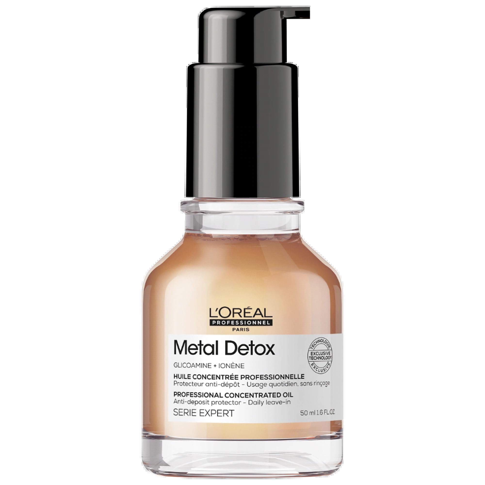 L’Oréal Professionnel | Metal Detox Shampoo | Sulfate-Free | For Soft & Shiny looking hair | For Colored, Damaged & All Hair Types | Hard Water-Resistant | With Glicoamine | SERIE EXPERT