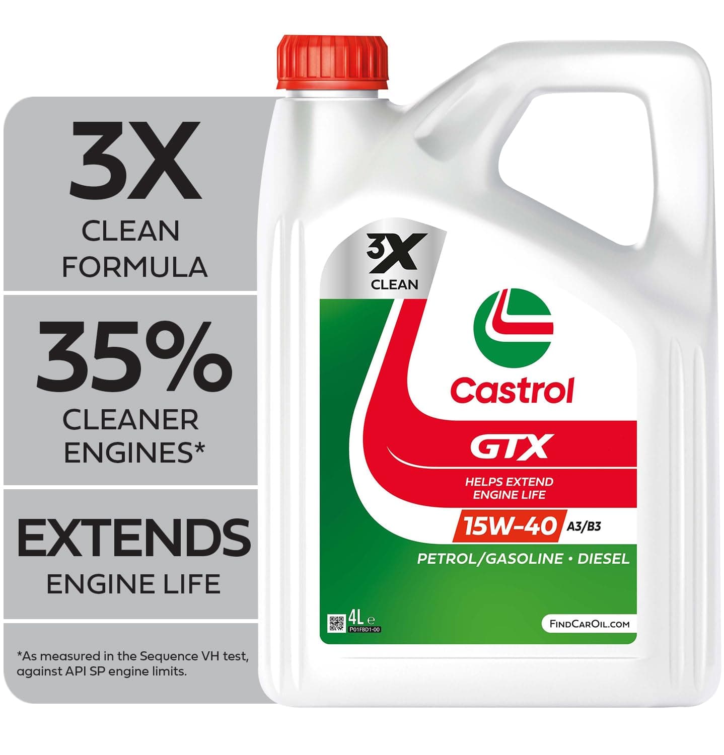 GTX 15W-40 A3/B3 Engine Oil 4L