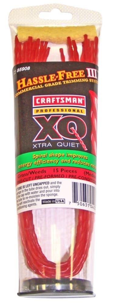 Craftsman Pre-cut Spiral Shape .110 Trimmer Line