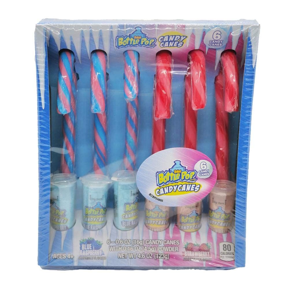 Baby Bottle PopCandy Canes - 6 Canes per Box