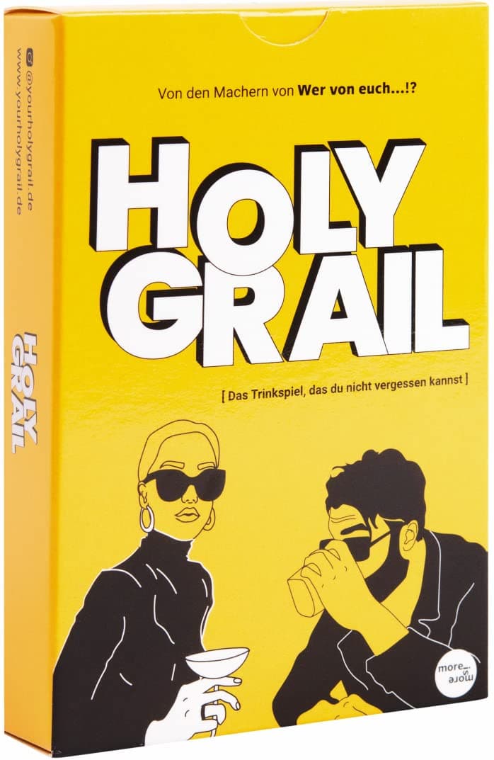 more is more - Holy Grail - The Drinking Game You Cannot Forget - Party Game - Drinking Game - Party Game - Game Evening - Card Game