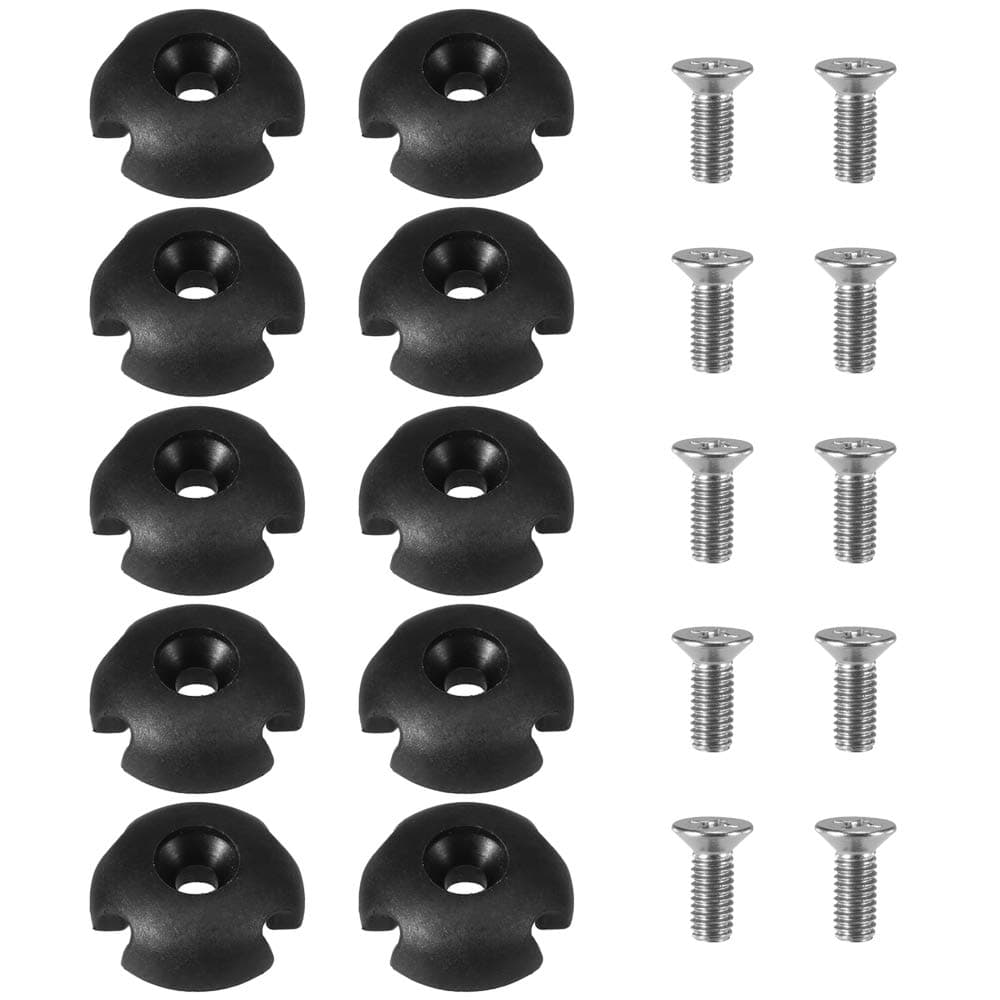 10pcs Deck Line Guide Slotted Round Out Fitting Accessories for Kayak Canoe Boat