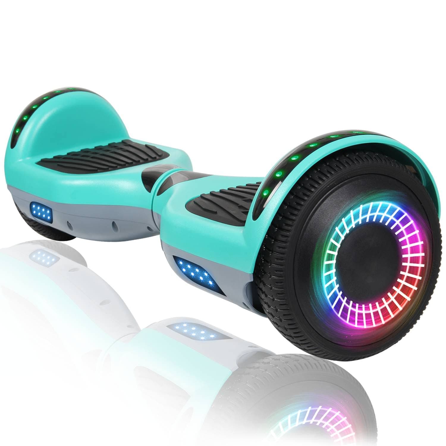 EPCTEK Hoverboard,6.5" Two-Wheel Self-Balancing Hover Board with Bluetooth Speakers and Fashion LED Lights for Kids and Adults