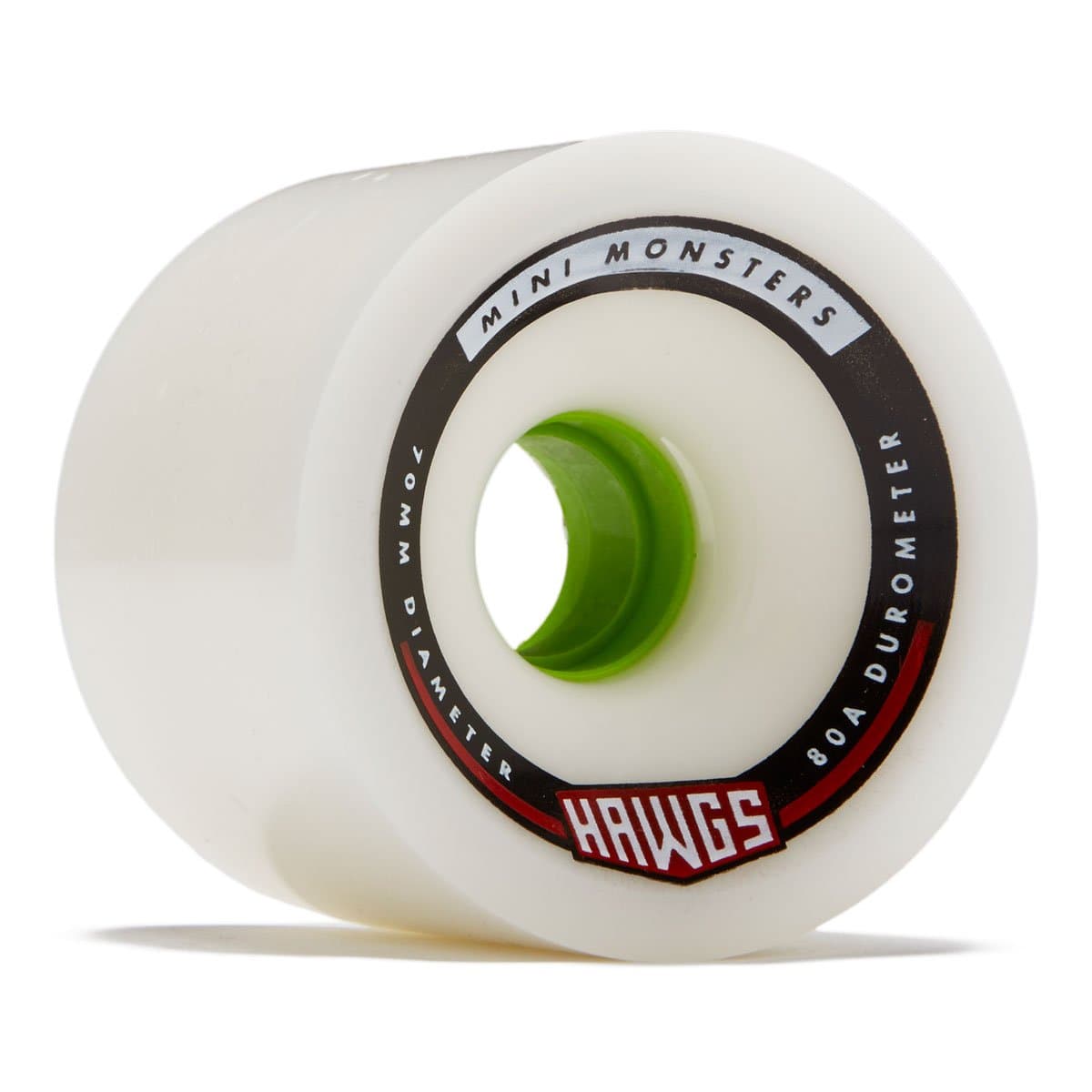 Hawgs Mini Monsters Longboard Wheels - 70mm - 80a - White