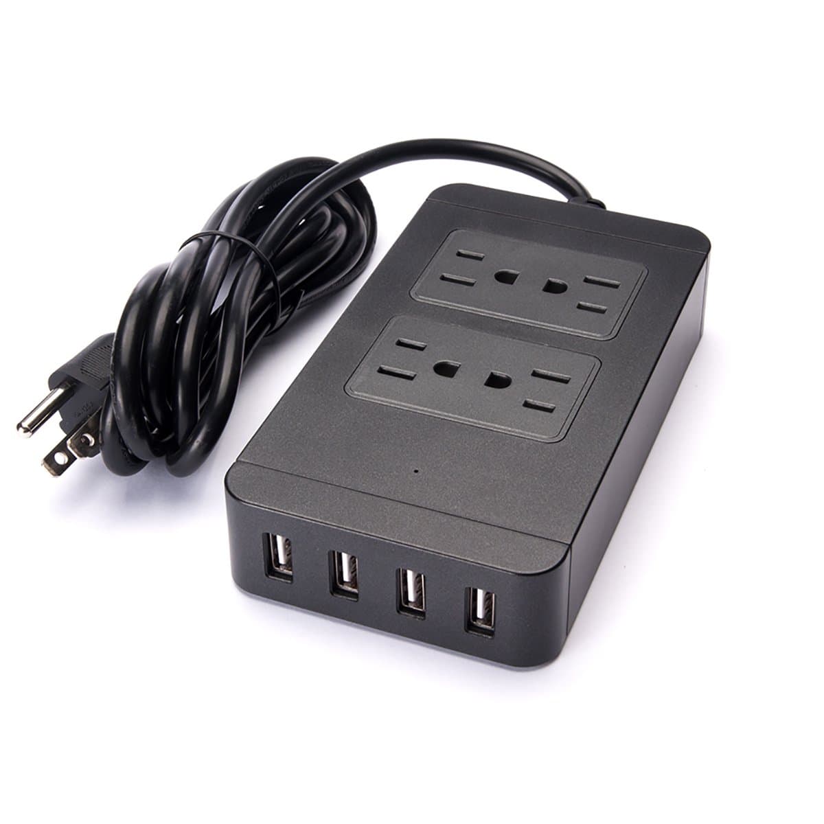 AugustDirect Surge Protector USB Power Strip with 4 AC Outlet 4 USB Port,100-240V,for Tablets,Laptops,iPhone, iPad Air Mini,Digital Cameras,MP3 Players