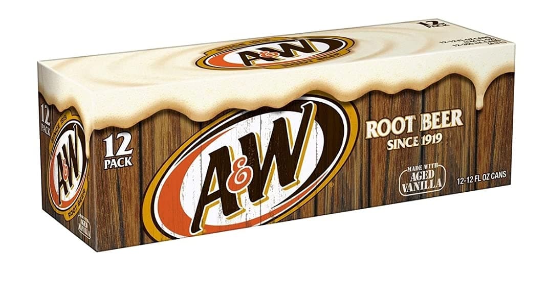 A&W Root Beer Fridge Pack Cans 12x335ml (Pack of 12) , Packaging may vary
