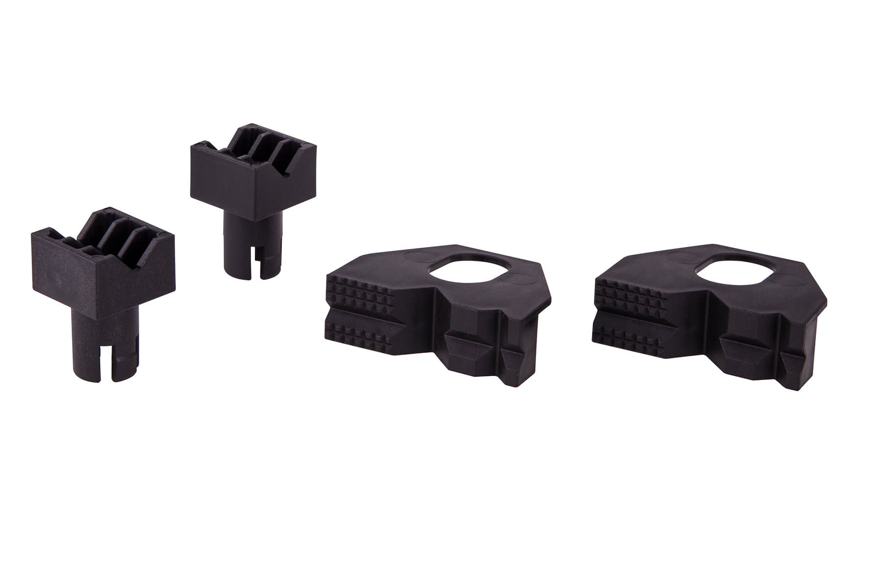 wolfcraftClamping Jaw Set for Securing Horizontal and Round Workpieces, 4 Pcs. I 6174000 I for numerous Clamping Options on All Tables with 20 mm bore Holes