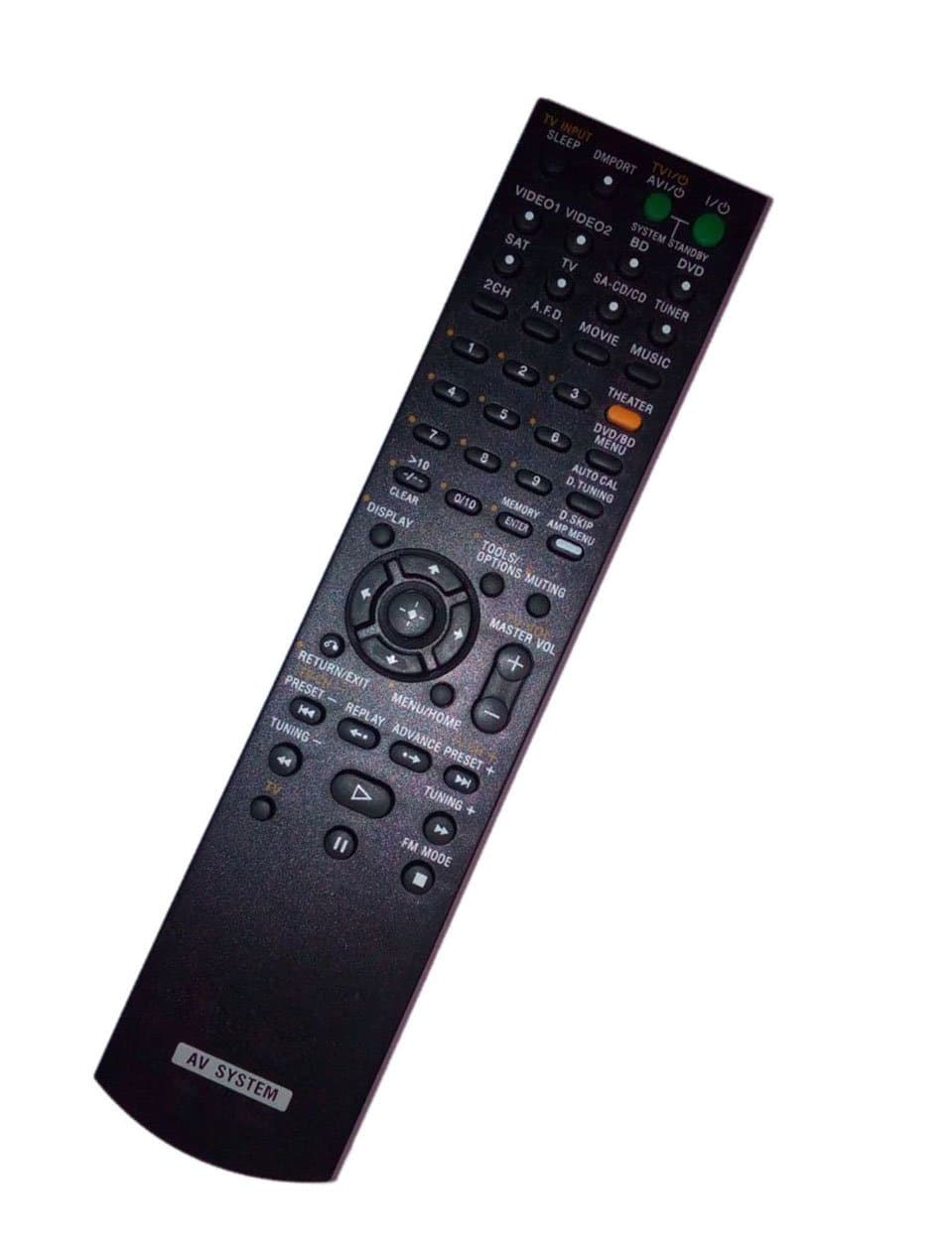Replaced Remote Control for Sony STR-KM5000 RM-AAU024 HTSS2300 1-480-589-11 STR-DG720 HTD-DW7000 Home Theater Audio/Video Receiver AV System