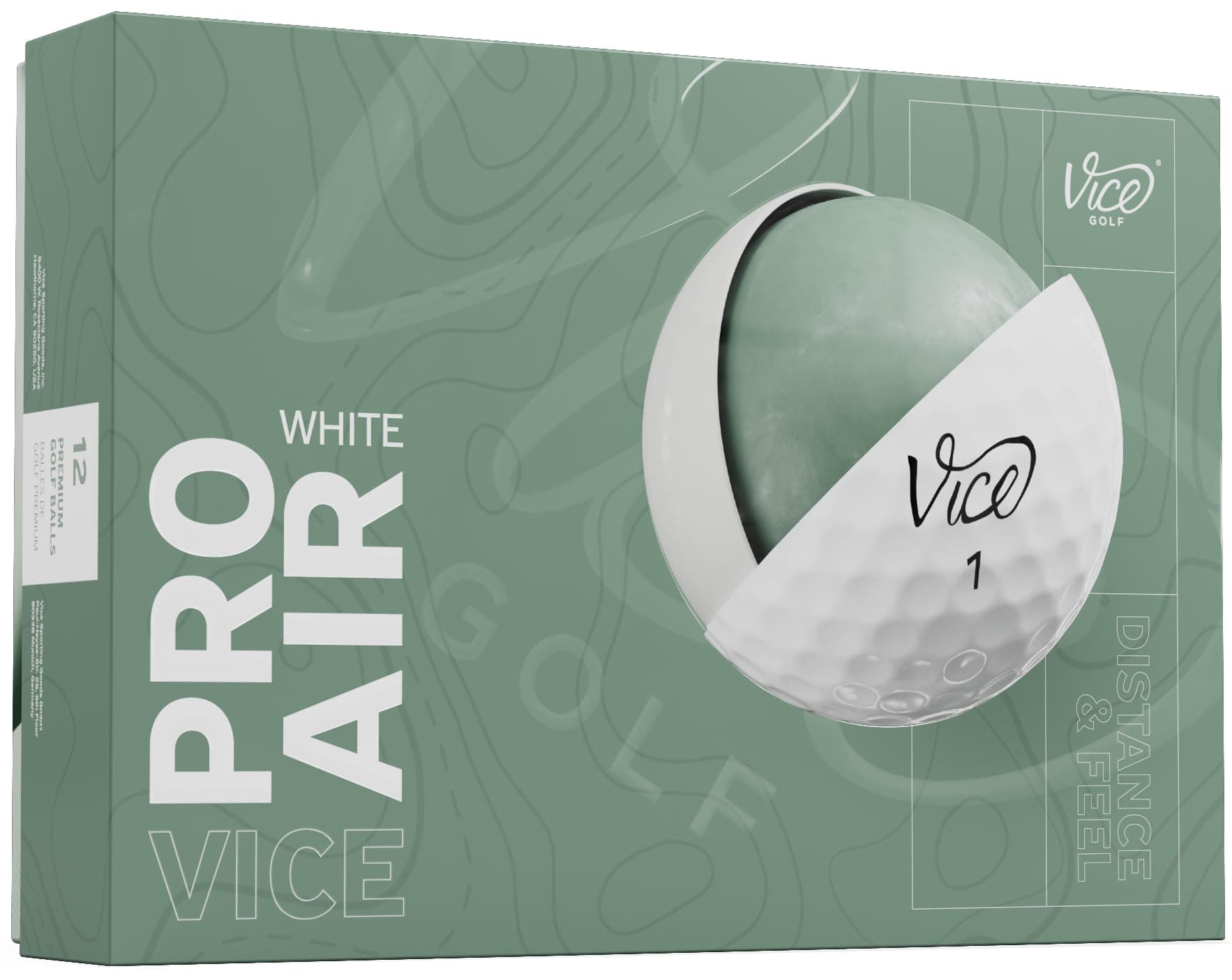 Vice Pro Air Golf Balls (2024 Model)