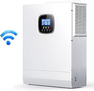 POWLANG 3000W Solar Hybrid Inverter with WiFi, Pure Sine Wave Inverter 24V to 110V/120V & Built-in 60A MPPT Controller, Work with 24V Lead Acid/LiFePO4 for Homes, RVs